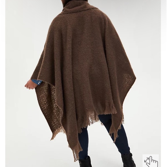 NWT Torrid Ruana Brown Blanket Wrap ~ OS - Picture 2 of 6